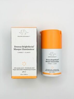 Drunk Elephant Bouncy Brightfacial Brightening Mask 1.69 oz 50ml